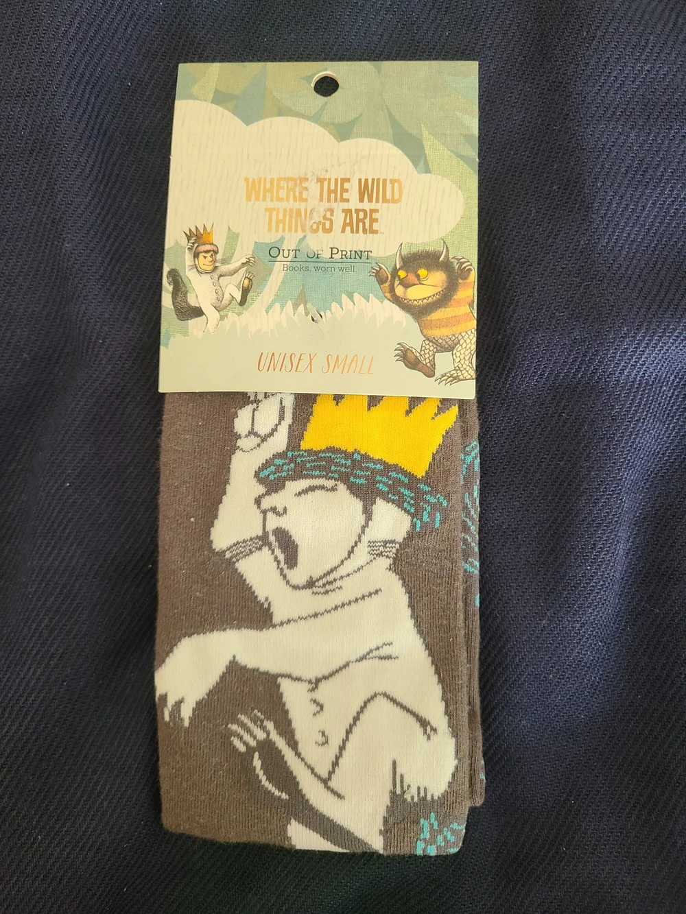 Out of Print Where the Wild Things Are NWT Socks
